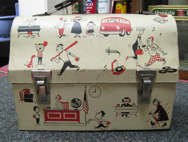 1957 Am. Thermos Lunch Box