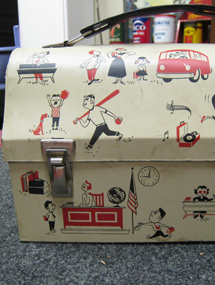 1957 Am. Thermos Lunch Box